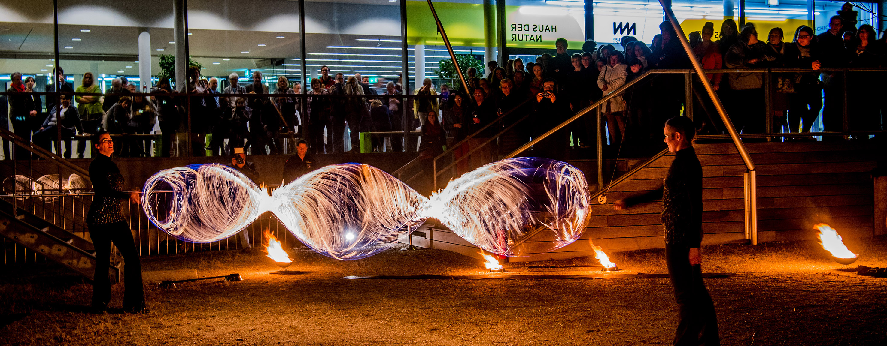 Feuershow im Museum Niederösterreich