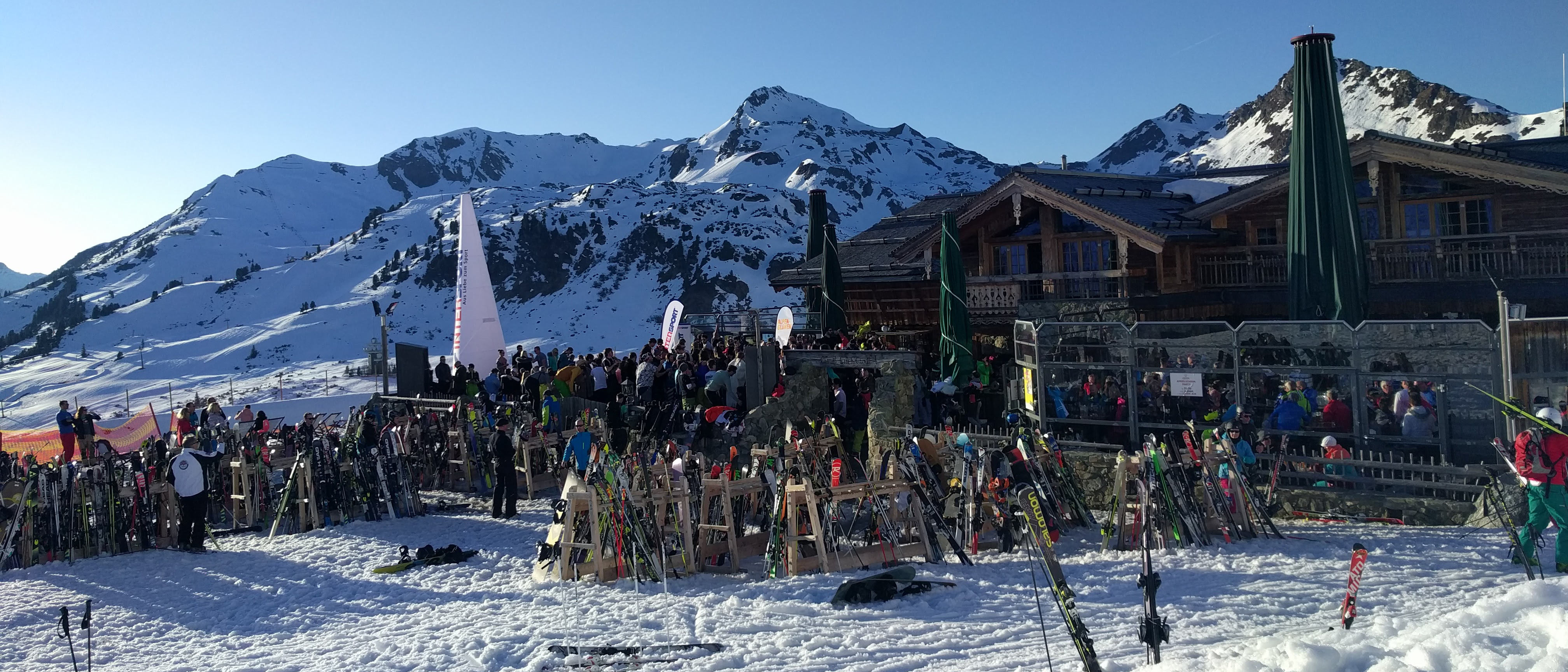 Lichtshow in Obertauern - Intersport Alpenglühen