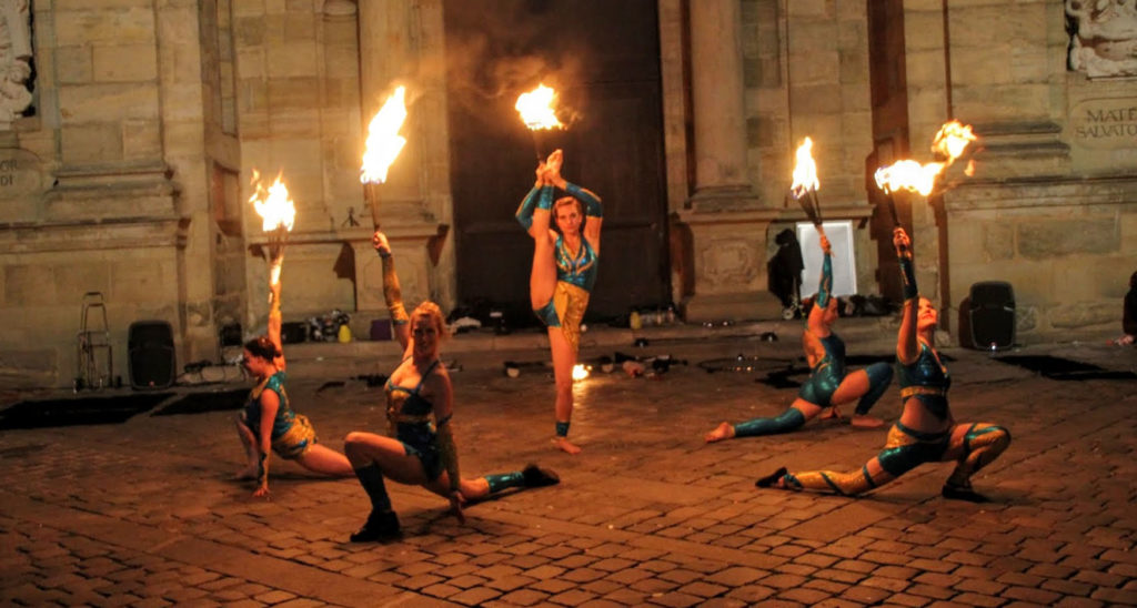 Feuershow bei Bamberg zaubert - Sommer 2017