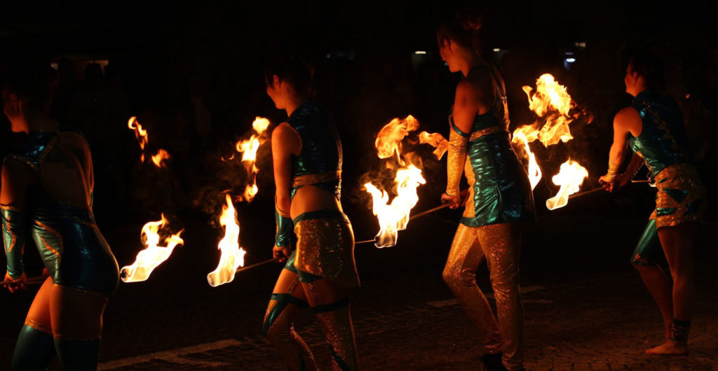 Feuershow in Freistadt - Sommer 2017