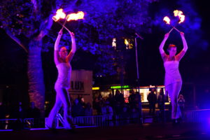 Feuershow aus Wien - Shining Shadows - Feuerkünstler für Events